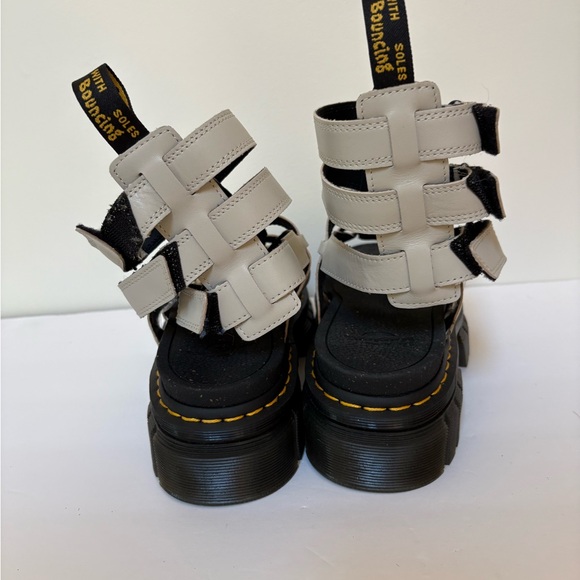 NWOT Dr. Martens Ricki Nappa Lux Leather Platform Gladiator Sandals Size 10 - Picture 6 of 14